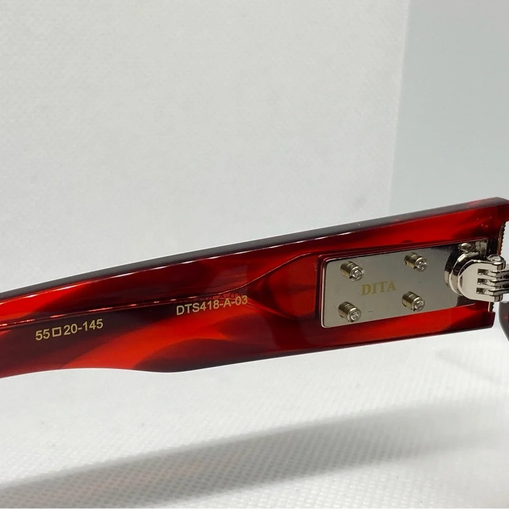 DITA Emitter One Red and Gold Sunglasses